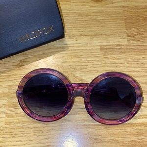 Rare Purple Wildfox Mailbu Sunglasses